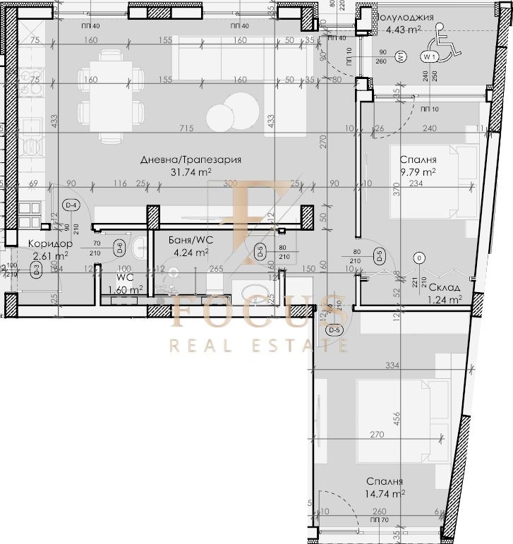 Продава 3-СТАЕН, град Пловдив, Младежки Хълм • 144100 € • 52360532 — Holmes.bg