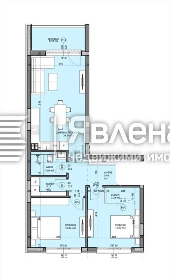 Eladó  2 hálószobás Varna , Galata , 106 négyzetméter | 60704042 - kép [2]