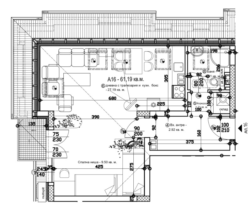 En venta  Estudio Sofia , Levski , 73 metros cuadrados | 68930704 - imagen [2]