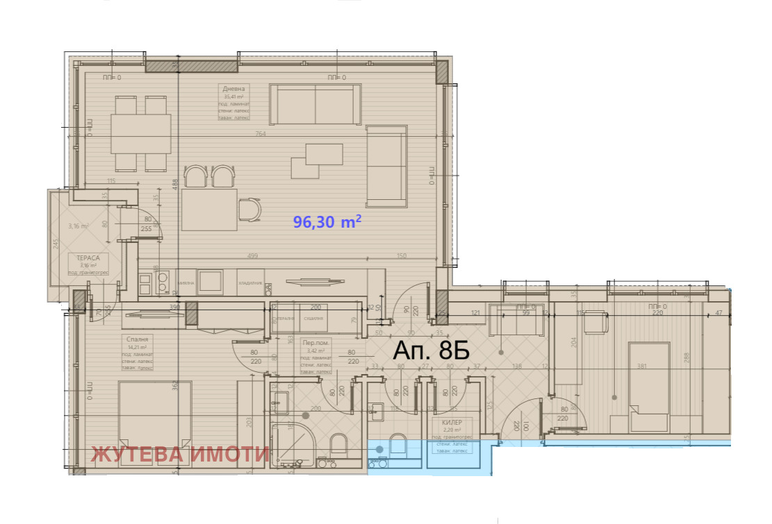 Продава 3-СТАЕН, гр. Карлово, област Пловдив, снимка 10 - Апартаменти - 53834288