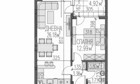 1 спальня Каменица 2, Пловдив 6