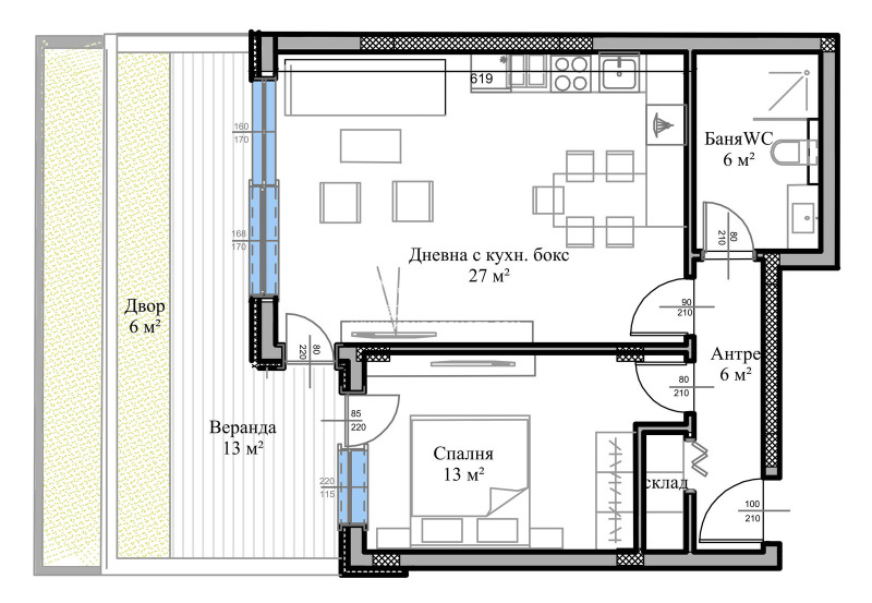 Na sprzedaż  1 sypialnia Plowdiw , Wastaniczeski , 92 mkw | 89572632 - obraz [2]