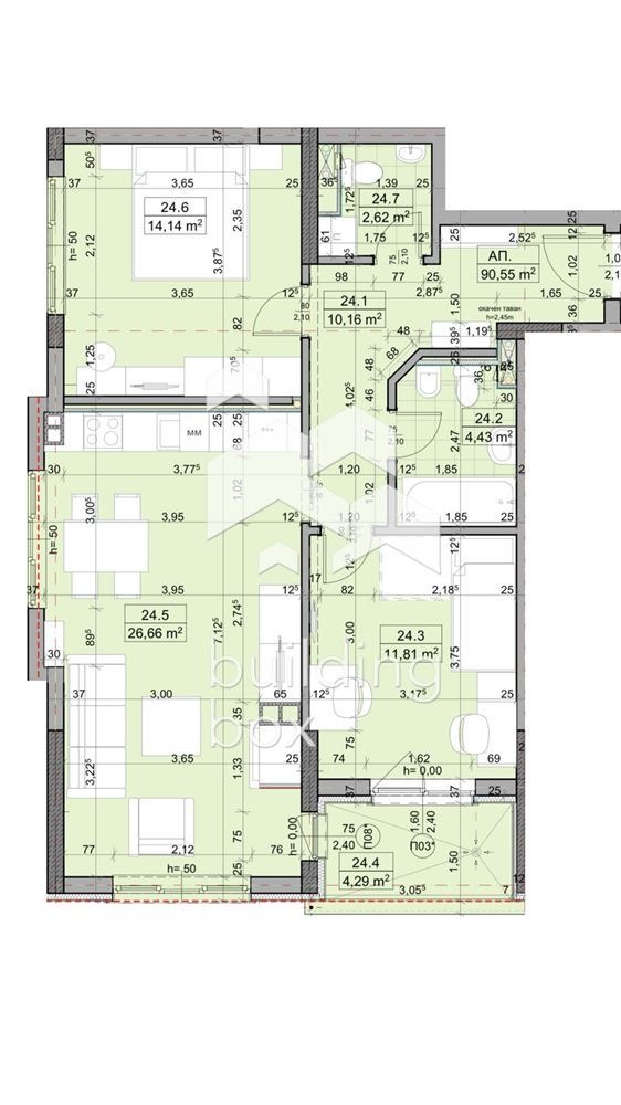 Продава  3-стаен град София , Оборище , 108 кв.м | 44790936 - изображение [3]