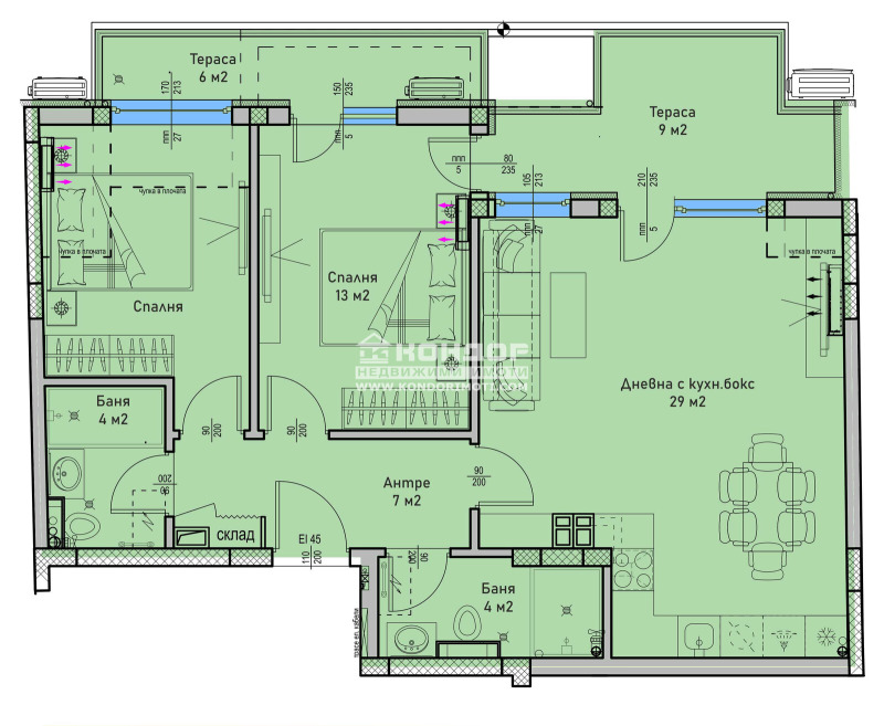 Na prodej  2 ložnice Plovdiv , Vastaničeski , 113 m2 | 44132241 - obraz [2]