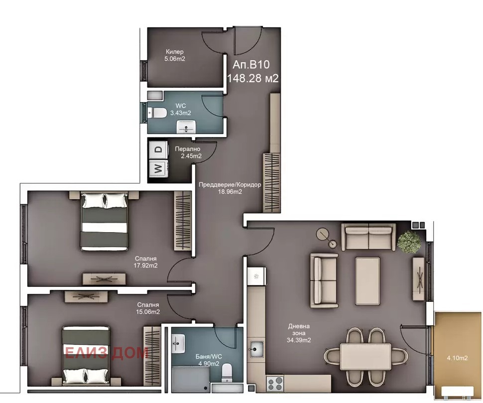 Продава 3-СТАЕН | Imot.bg — изображение 3