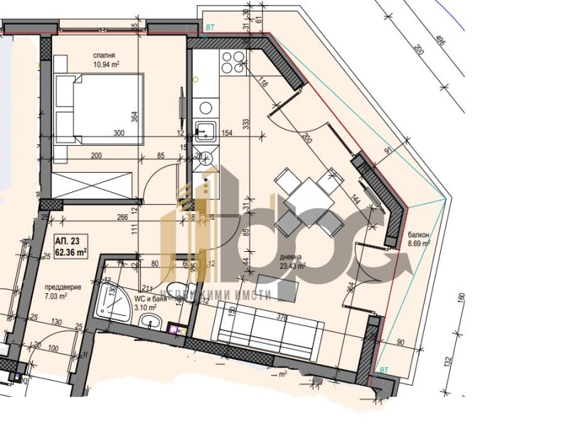 Продава  2-стаен град София , Център , 73 кв.м | 35088086