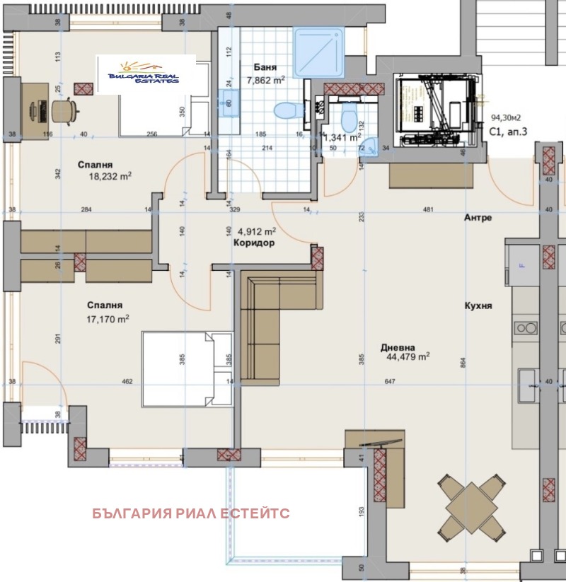 Продава 3-СТАЕН, гр. София, м-т Камбаните, снимка 8 - Апартаменти - 49498493