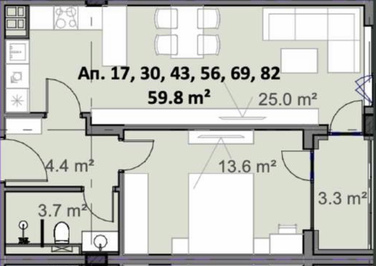 Продава 2-СТАЕН, гр. София, Овча купел 2, снимка 2 - Апартаменти - 55812439