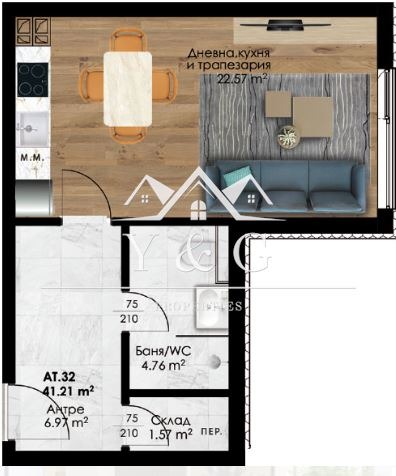 Продава 1-СТАЕН, гр. Пловдив, Христо Смирненски, снимка 4 - Aпартаменти - 47100847