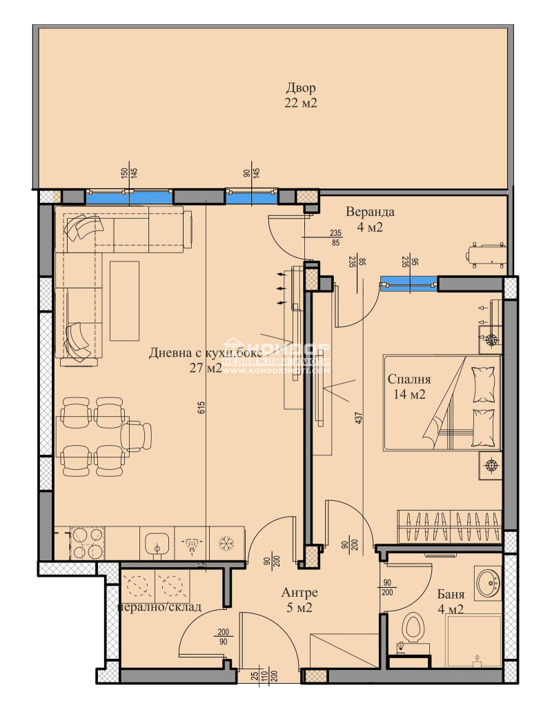 Na prodej  1 ložnice Plovdiv , Vastaničeski , 96 m2 | 81203790 - obraz [3]