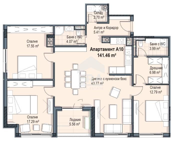 Продава 4-СТАЕН, гр. София, Кръстова вада, снимка 12 - Aпартаменти - 47835237