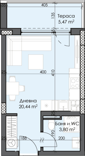 1-стаен град Пловдив, Тракия 2