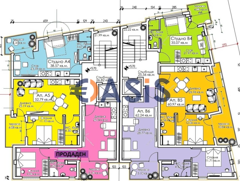 Продава  1-стаен област Бургас , гр. Созопол , 44 кв.м | 13724367 - изображение [14]