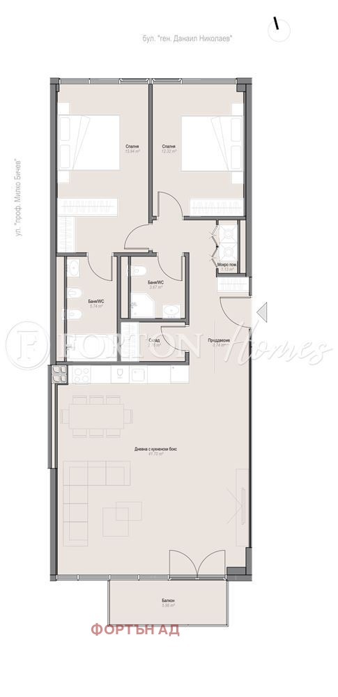 Продава 3-СТАЕН, гр. София, Оборище, снимка 2 - Апартаменти - 55727196