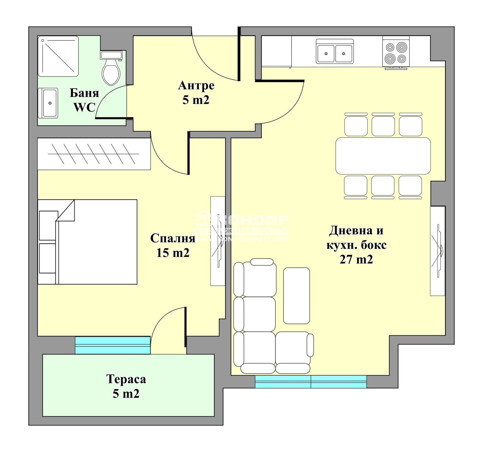 Продава 2-СТАЕН, гр. Пловдив, Остромила, снимка 2 - Апартаменти - 49955698