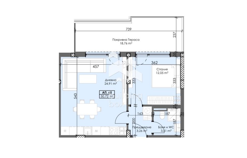 À vendre  1 chambre Plovdiv , Trakiya , 83 m² | 71217648 - image [7]