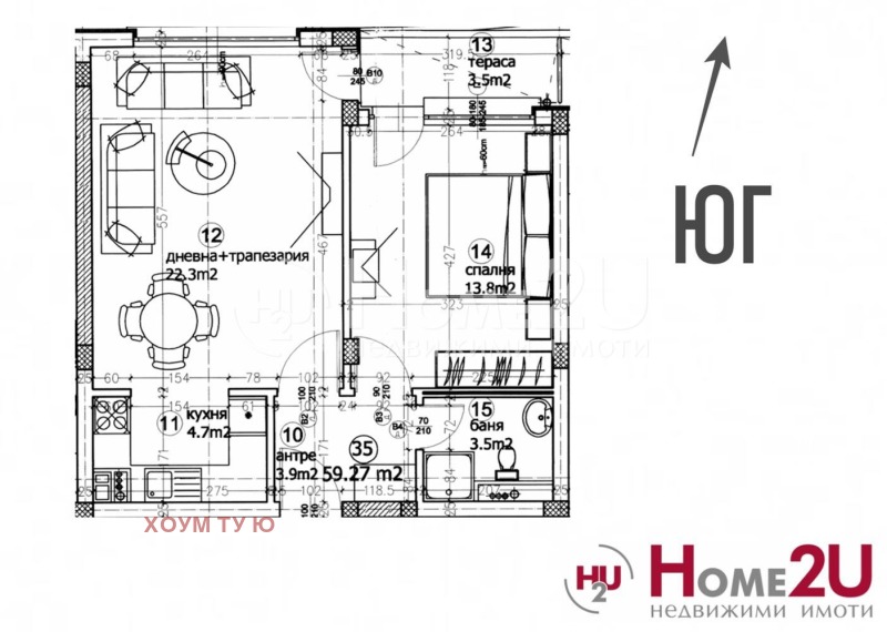 Продава 2-СТАЕН, гр. София, Кръстова вада, снимка 9 - Апартаменти - 53177125