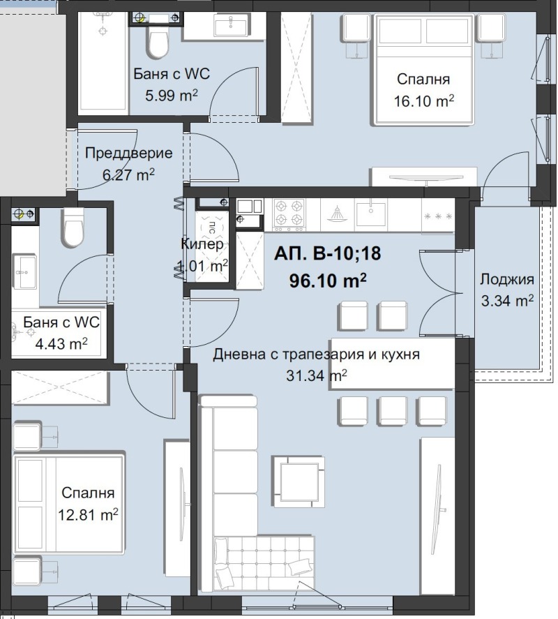 Продава 3-СТАЕН, гр. Пловдив, Христо Смирненски