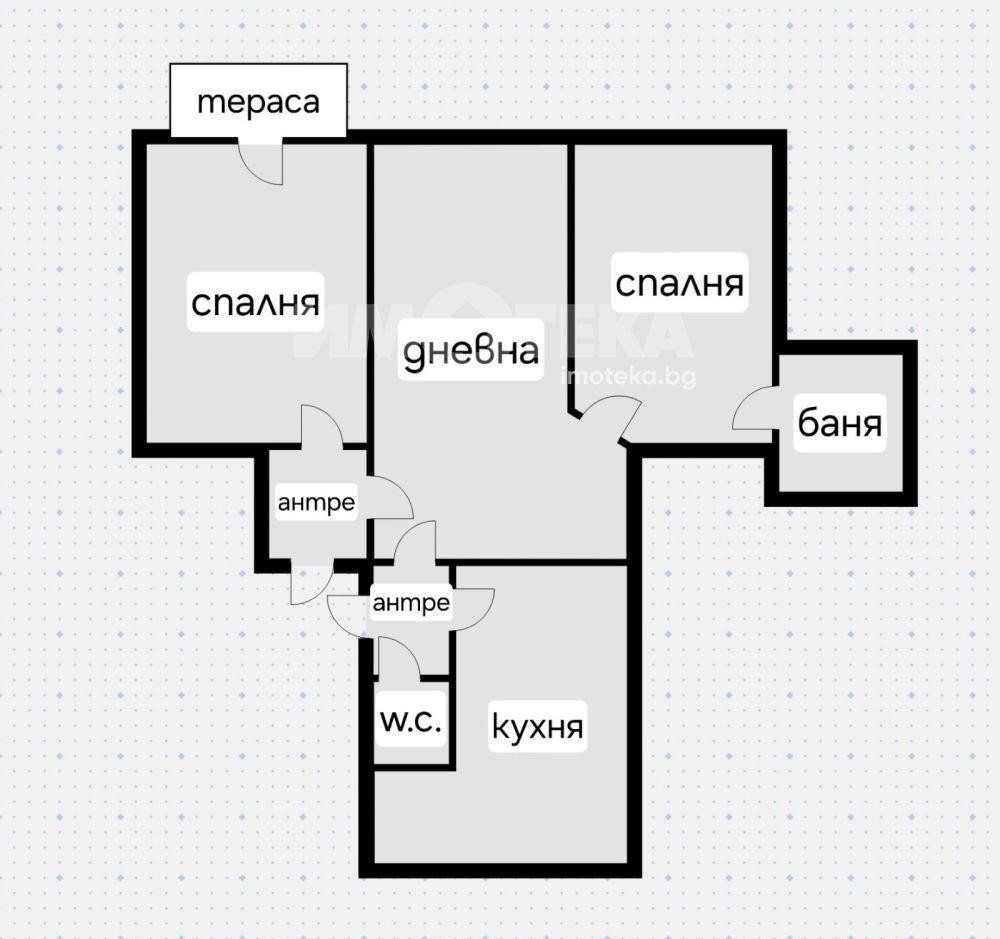 Продава 3-СТАЕН, гр. София, Център, снимка 2 - Апартаменти - 56292772