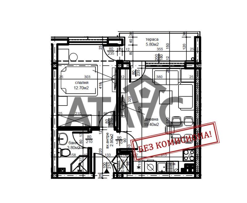 Продава 2-СТАЕН, гр. Пловдив, Беломорски, снимка 2 - Aпартаменти - 48676274