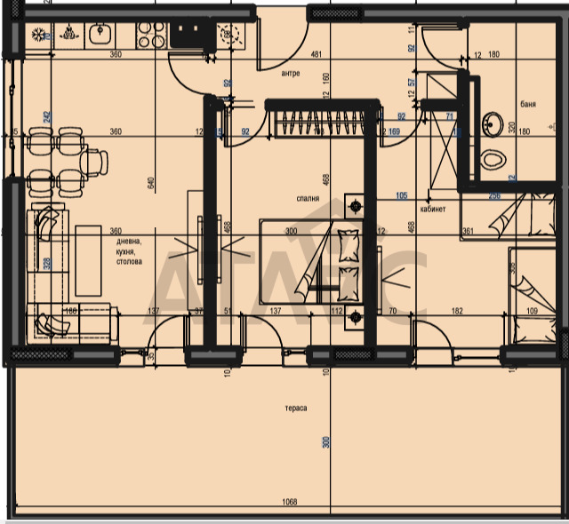 In vendita  2 camere da letto Plovdiv , Hristo Smirnenski , 124 mq | 79812605 - Immagine [12]