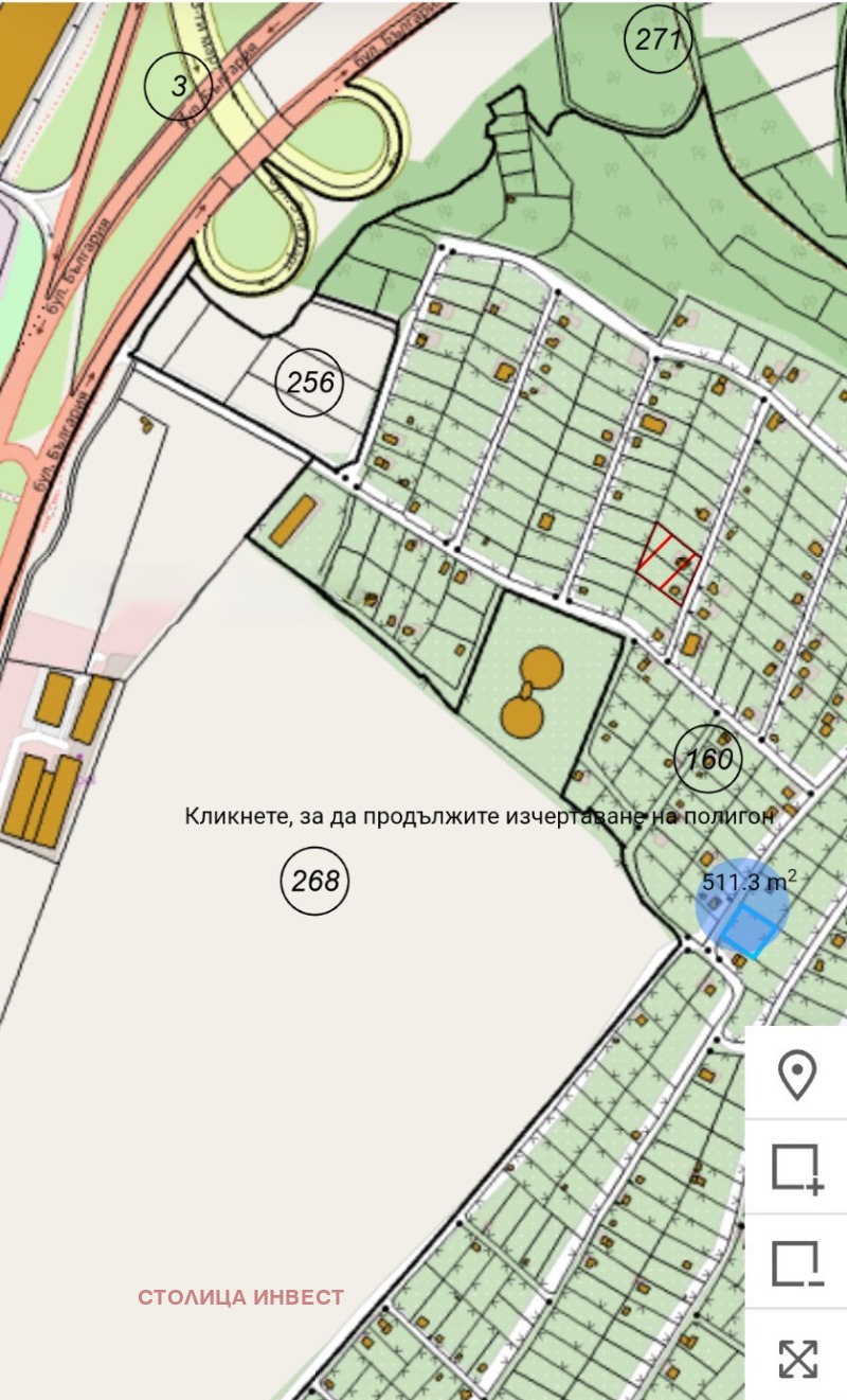 Продава ПАРЦЕЛ в град Русе, в.з. Средна кула - 549 кв.м / 10 500 € » 20 536.22 лв., СТОЛИЦА ИНВЕСТ