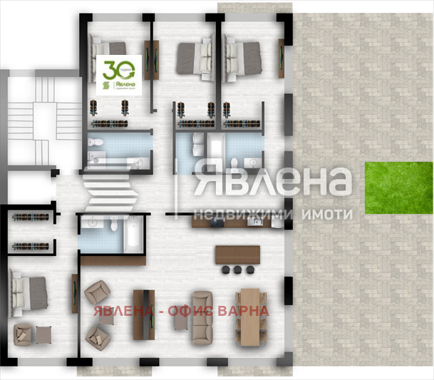 Zu verkaufen  3+ Schlafzimmer Warna , k.k. Sw.Sw. Konstantin i Elena , 272 qm | 54585203 - Bild [2]