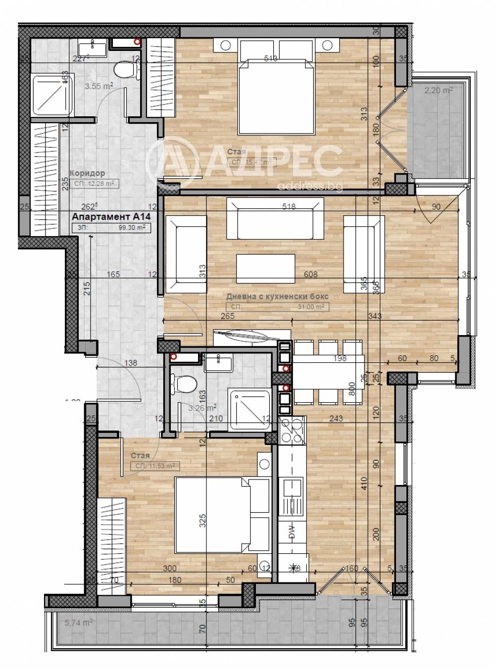 Продава 3-СТАЕН, гр. София, Манастирски ливади, снимка 2 - Апартаменти - 52662251
