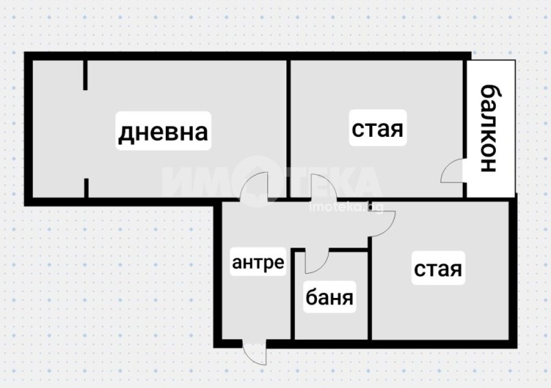 À vendre  1 chambre Sofia , Obelya 2 , 71 m² | 54577767 - image [3]