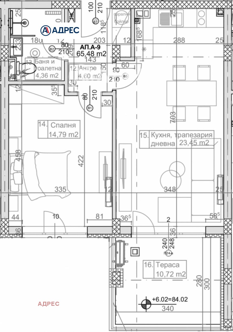 Продава 2-СТАЕН, гр. Варна, к.к. Слънчев ден, снимка 2 - Апартаменти - 53033779