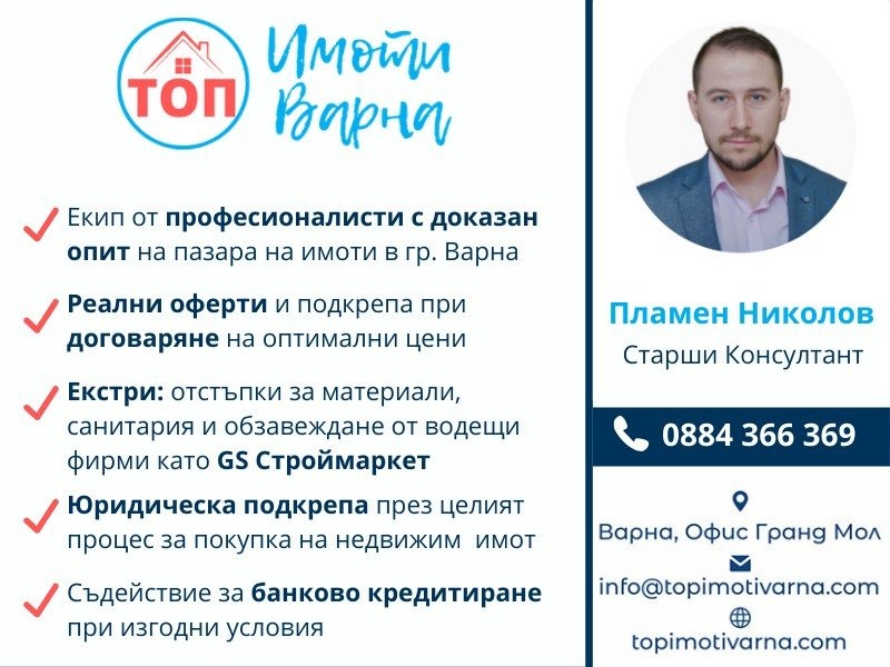 Продава ОФИС, гр. Варна, Спортна зала, снимка 4 - Офиси - 48094851