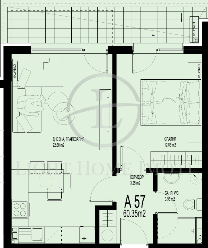 Продава  2-стаен град Пловдив , Христо Смирненски , 77 кв.м | 81383532 - изображение [5]