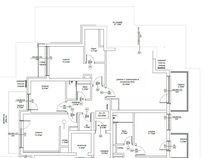 Продава 4-СТАЕН, гр. София, Овча купел 2, снимка 2 - Апартаменти - 53112742