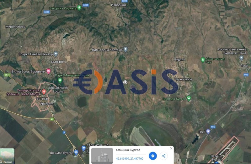 Продава ПАРЦЕЛ, град Бургас, Център • 114000 € / 222964.62 лв. • 50794704 1