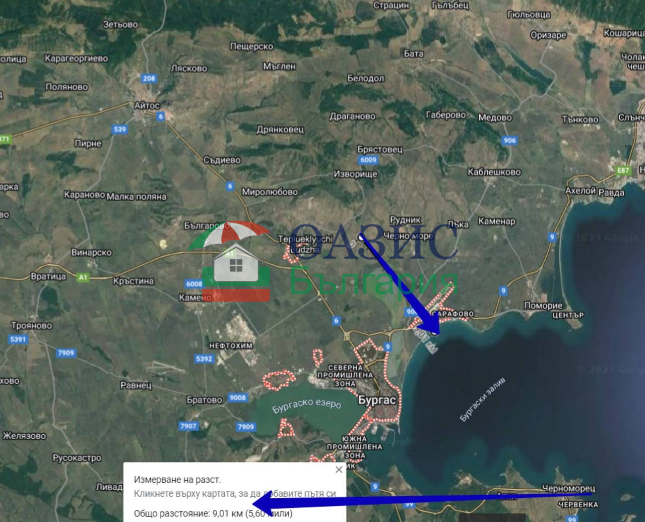 Продава ПАРЦЕЛ, гр. Бургас, Център, снимка 7 - Парцели - 52017139