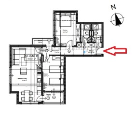 2 chambres Hadji Dimitar, Sofia 12