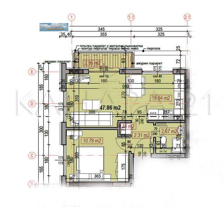 Till salu  1 sovrum Sofia , Drujba 2 , 58 kvm | 74636444 - bild [17]