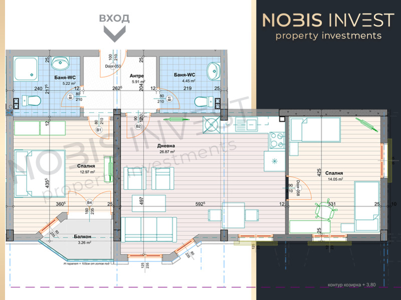 Zu verkaufen  2 Schlafzimmer Plowdiw , Brezowsko schose , 100 qm | 78807832 - Bild [2]