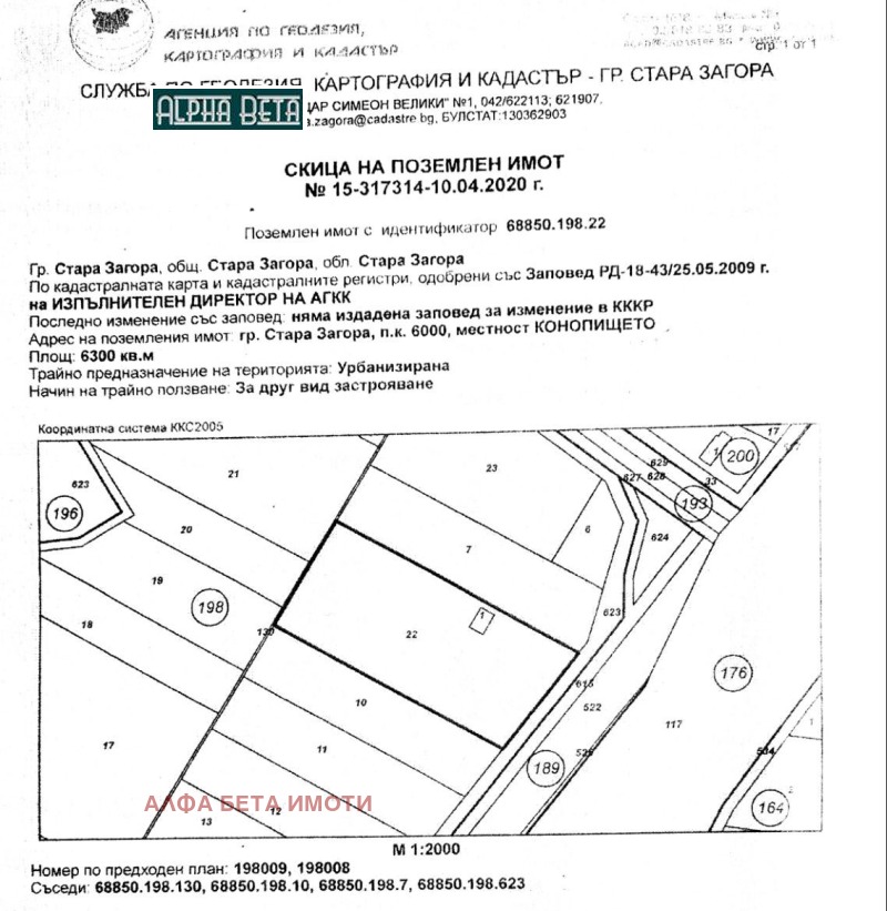 À venda  Trama Stara Zagora , Tri tchutchura - iug , 6300 m² | 81744675 - imagem [5]