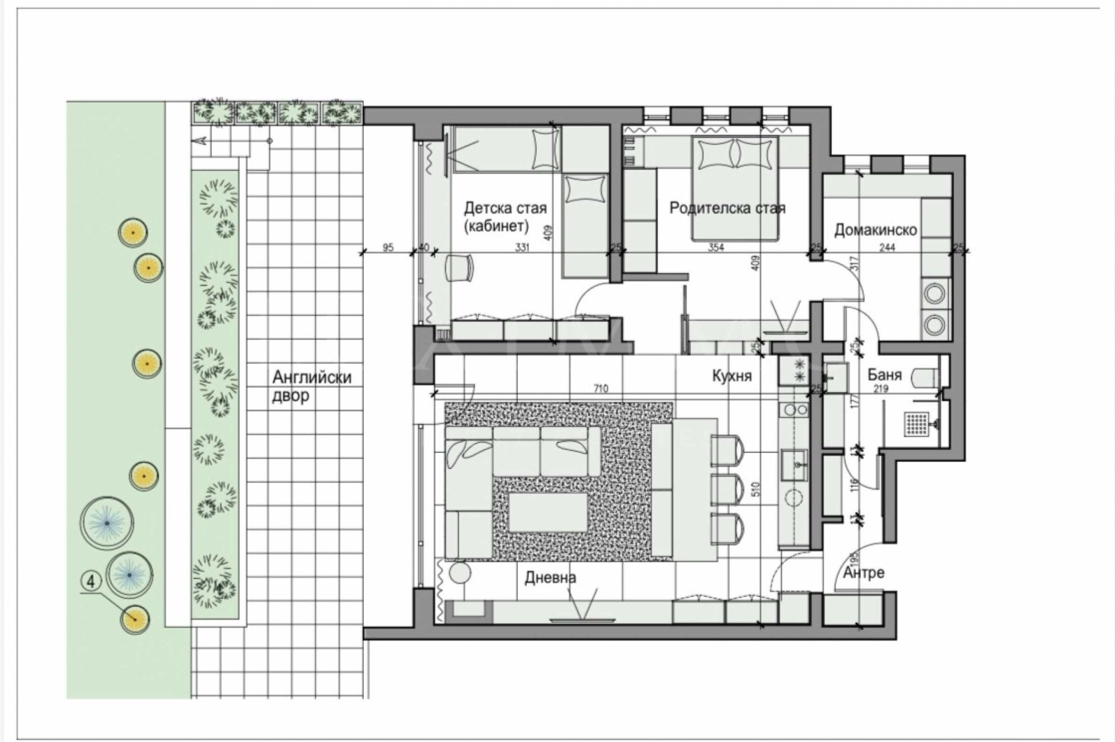 Продава 3-СТАЕН, гр. София, Изгрев, снимка 5 - Апартаменти - 55358828