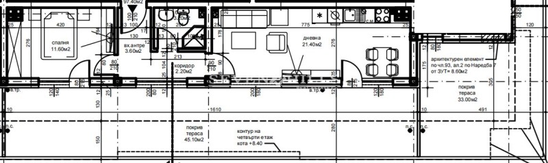 Te koop  1 slaapkamer Plovdiv , Christo Smirnenski , 109 m² | 58688855 - afbeelding [5]