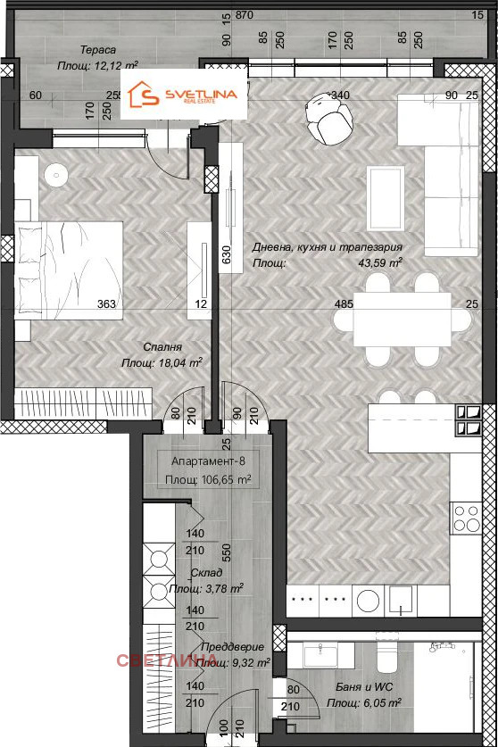 À venda  1 quarto Sofia , Centar , 126 m² | 33133570