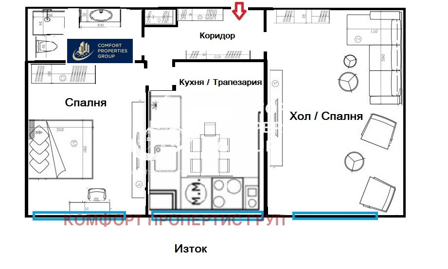 Продава 3-СТАЕН, гр. София, Сухата река, снимка 11 - Апартаменти - 54465128