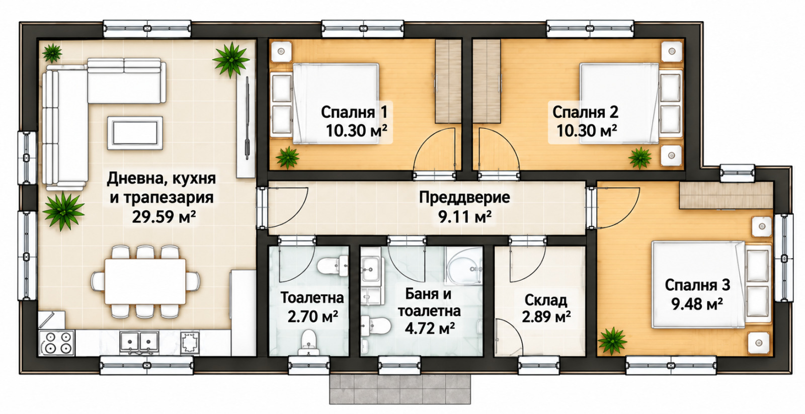 Продава КЪЩА, гр. Банско, област Благоевград, снимка 5 - Къщи - 56719004