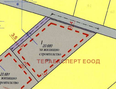 À venda  Trama região Sófia , Bojurichtche , 1471 m² | 34426965