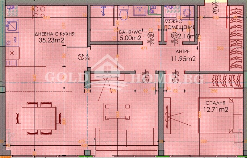 Продава 2-СТАЕН, гр. Пловдив, Тракия, снимка 8 - Aпартаменти - 48123618