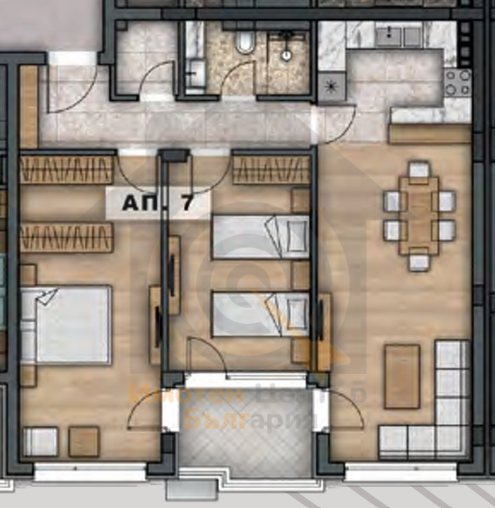 Продава 3-СТАЕН, гр. София, Малинова долина, снимка 7 - Апартаменти - 53176175