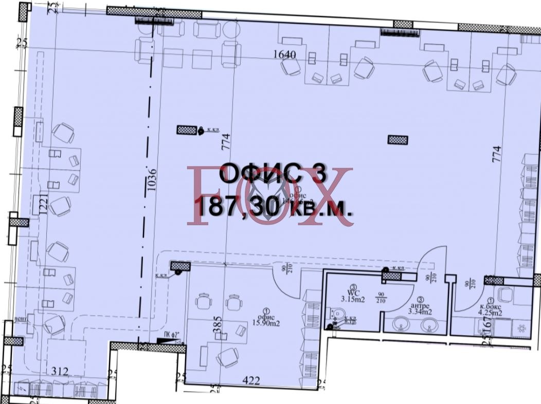 Продава ОФИС, гр. Варна, Център, снимка 2 - Офиси - 53449705