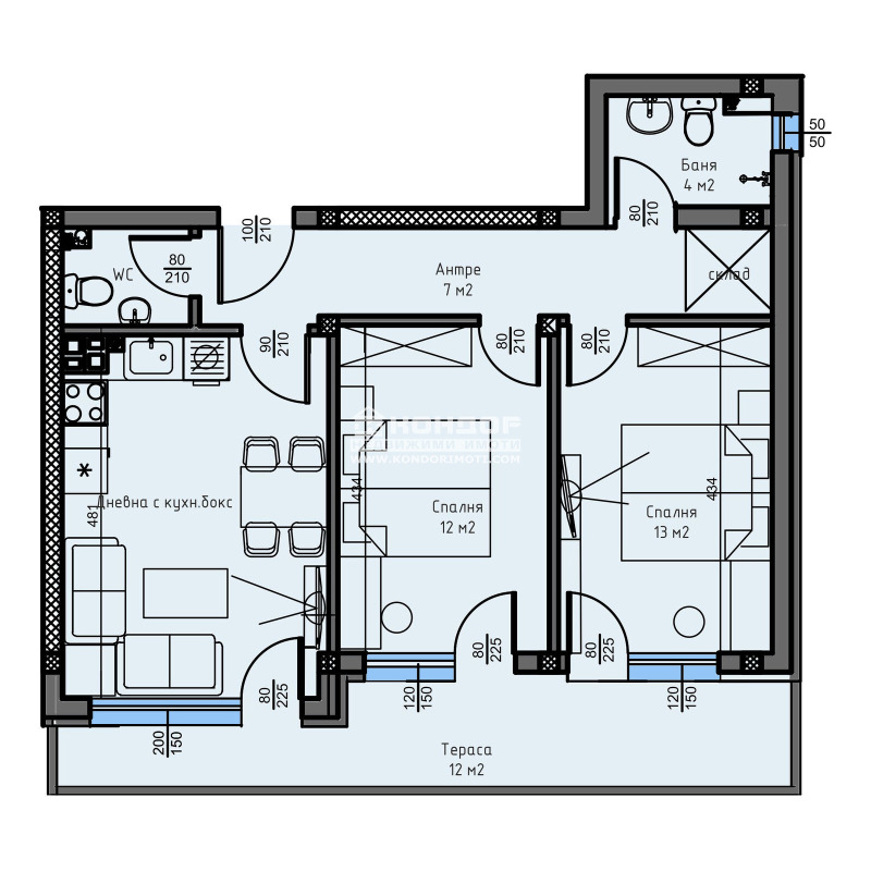 Продава 3-СТАЕН, гр. Пловдив, Остромила, снимка 2 - Aпартаменти - 44541630