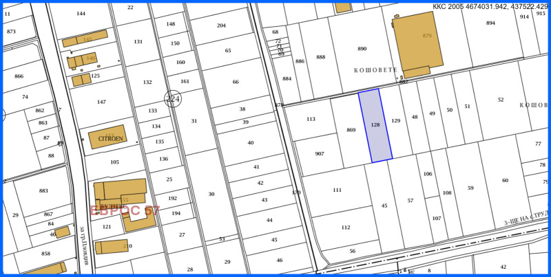 For Sale  Plot Plovdiv , Industrialna zona - Sever , 960 sq.m | 34988314